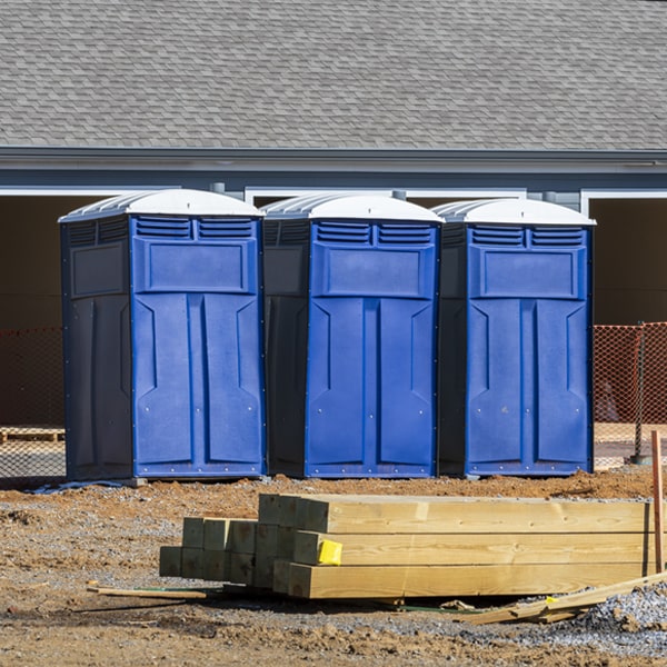 is there a specific order in which to place multiple porta potties in Augusta NJ